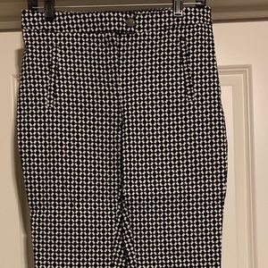 Black and White checker pants NWOT